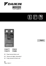 Preview for 1 page of Daikin Rotex PGDK Manual