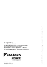 Preview for 26 page of Daikin Rotex PGDK Manual