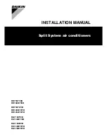 Preview for 1 page of Daikin RR71B7V3B Installation Manual