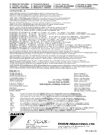 Preview for 2 page of Daikin RSXYP5KJY1 Installation Manual