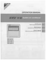 Предварительный просмотр 1 страницы Daikin RWEYQ144PYJU Operation Manual