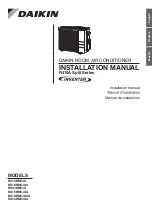 Daikin RX15RMVJU Installation Instructions Manual предпросмотр