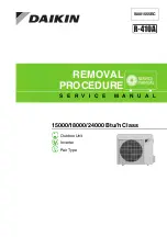 Preview for 1 page of Daikin RX15RMVJU Service Manual