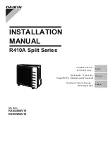 Preview for 1 page of Daikin RXB25B6V19 Installation Manual