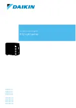 Daikin RXF25E5V1B Installer'S Reference Manual preview
