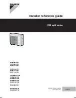 Предварительный просмотр 1 страницы Daikin RXF60B2V1B Installer'S Reference Manual