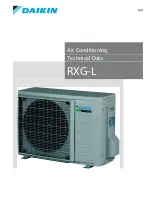 Предварительный просмотр 1 страницы Daikin RXG-L Technical Data Manual