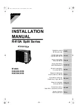 Preview for 1 page of Daikin RXG25K2V1B Installation Manual