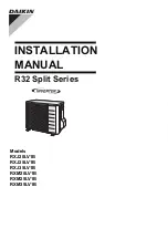 Daikin RXJ20LV1B Installation Manual preview