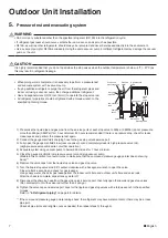 Preview for 8 page of Daikin RXL15QMVJUA Installation Manual