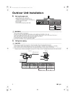 Предварительный просмотр 7 страницы Daikin RXL20J2V1B Installation Manual