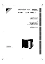 Preview for 1 page of Daikin RXL25G3V1B Installation Manual