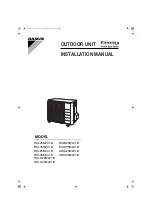 Preview for 1 page of Daikin RXL25M2V1B Installation Manual