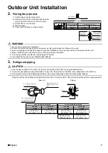 Предварительный просмотр 9 страницы Daikin RXLG50L2V1B Installation Manual