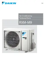 Daikin RXM-M9 Technical Data Manual preview