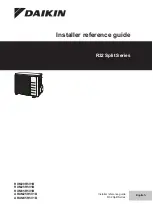 Daikin RXM20R5V1B Installer'S Reference Manual preview