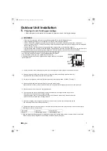 Preview for 11 page of Daikin RXM42M3V1B9 Installation Manual