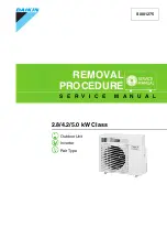 Daikin RXR28EV1B8 Service Manual предпросмотр