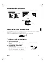 Предварительный просмотр 6 страницы Daikin RXS09JEVJU Installation Manual