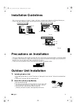 Предварительный просмотр 6 страницы Daikin RXS20CVMB Instruction Manual