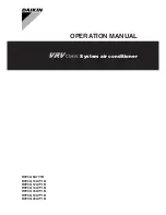 Daikin RXYCQ8A7Y1B Operation Manual предпросмотр