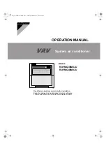 Preview for 1 page of Daikin RXYMQ36MVJU Operation Manual