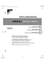 Daikin RXYMQ36PVJU Installation Manual предпросмотр