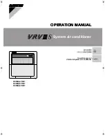 Daikin RXYMQ4PVET Operation Manual предпросмотр