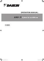 Daikin RXYMQ5BVM Operation Manual preview