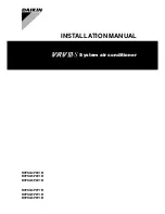 Preview for 1 page of Daikin RXYSQ4P8V1B Installation Manual