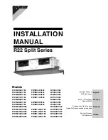 Daikin RY100CV1M User & Installation Manual предпросмотр