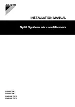 Preview for 1 page of Daikin RY200F7W1 Installation Manual