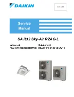 Preview for 1 page of Daikin RZAG100L7V1B Service Manual