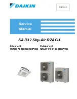 Daikin RZAG100L7V1B Service Manual preview