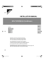 Preview for 1 page of Daikin RZQ18PVJU (9) Installation Manual