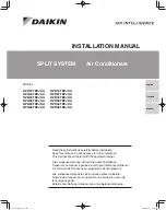 Preview for 1 page of Daikin RZQ18TBVJUA Installation Manual