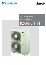 Preview for 1 page of Daikin RZQG-L8Y1 Series Technical Data Manual