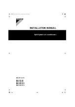 Preview for 1 page of Daikin RZQS71D2V1B Installation Manual