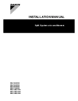 Предварительный просмотр 1 страницы Daikin Siesta ADEQ100B2VEB Installation Manual