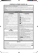 Preview for 6 page of Daikin Siesta ARXC25AV1B9 Installation And Maintenance Manual