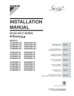Preview for 1 page of Daikin Siesta ATXN25MV1B7 Installation Manual