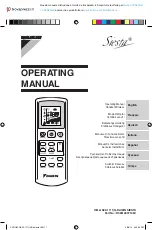 Daikin Siesta ATXN25NB Operating Manual preview