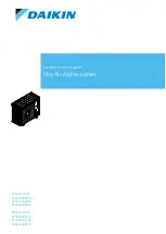 Предварительный просмотр 1 страницы Daikin Sky Air Alpha Series Installer'S Reference Manual