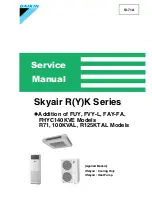 Daikin Skyair FHC35K Service Manual preview