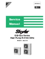 Предварительный просмотр 1 страницы Daikin SkyAir GQI-Eco Series Service Manual