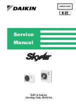 Daikin SkyAir RZF-A Series Service Manual preview