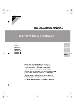 Daikin SkyAir RZQ36PVJU9 Installation Manual предпросмотр