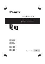 Daikin SkyAir RZQG140L7Y1B Installation Manual предпросмотр