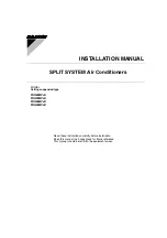 Preview for 1 page of Daikin SkyAir SkyAir FHQ42MVJU Installation Manual