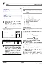 Предварительный просмотр 4 страницы Daikin Split Series Installation Manual